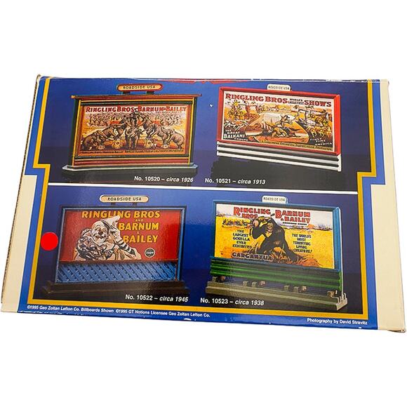 Lefton Ringling Bros Barnum Bailey Circus Roadside USA Billboard 10522 in Box - Picture 3 of 8